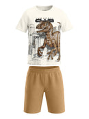 Conj. Camiseta E Bermuda Natural