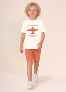 Conj. Camiseta E Bermuda Natural