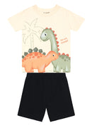 Conj. Camiseta E Bermuda Natural
