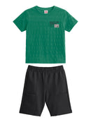 Conj. Camiseta E Bermuda Verde Escuro