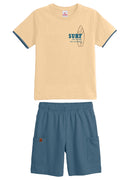 Conj. Camiseta E Bermuda Bege