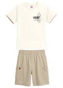 Conj. Camiseta E Bermuda Natural