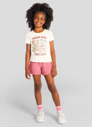 Conj. Blusa E Shorts Natural