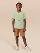 Conj. Camiseta E Bermuda Verde Claro