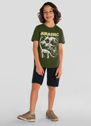Conj. Camiseta E Bermuda Verde Escuro