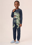 Pijama Camiseta E Calça Cinza Escuro