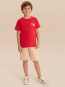 Conj. Camiseta E Bermuda Vermelho