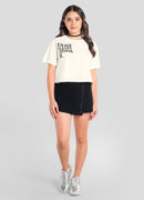 Conj. Blusa E Shorts Saia Natural