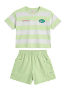 Conj. Blusa E Shorts Verde Claro