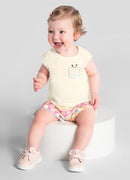 Conj. Blusa E Shorts Natural