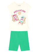 Conj. Blusa E Ciclista Natural