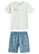 Conj. Camiseta E Bermuda Natural