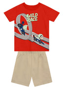 Conj. Camiseta E Bermuda Vermelho