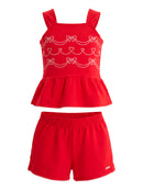 Conj. Blusa E Shorts Vermelho