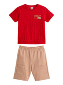Conj. Camiseta E Bermuda Vermelho
