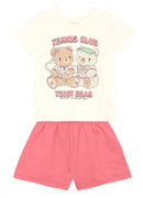 Conj. Blusa E Shorts Natural