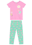 Conj. Blusa E Calça Legging Rosa Claro