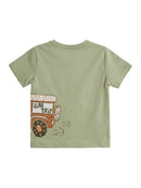 Conj. Camiseta E Bermuda Verde Claro